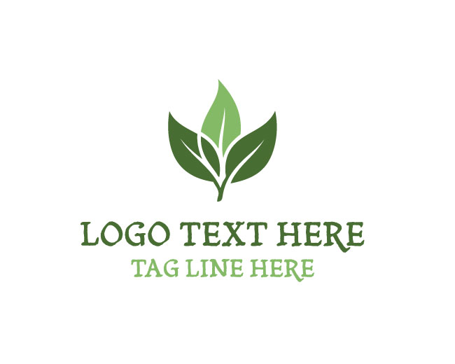  Abstract Leaf Logo