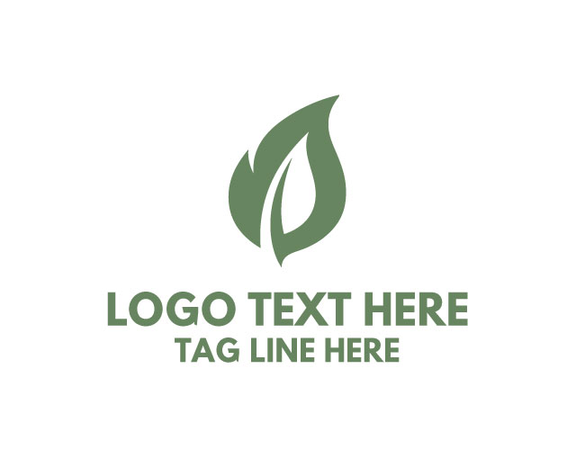 Minimal Leaf Logo