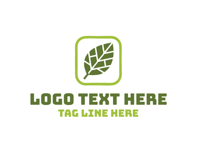 Leaf Geometric Logo