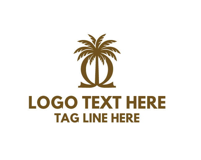 Omega Island Palm Logo