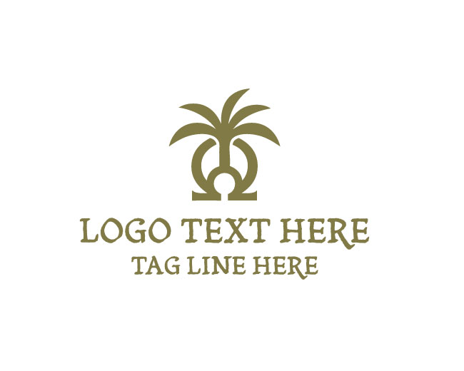 Omega Palm Tree Logo