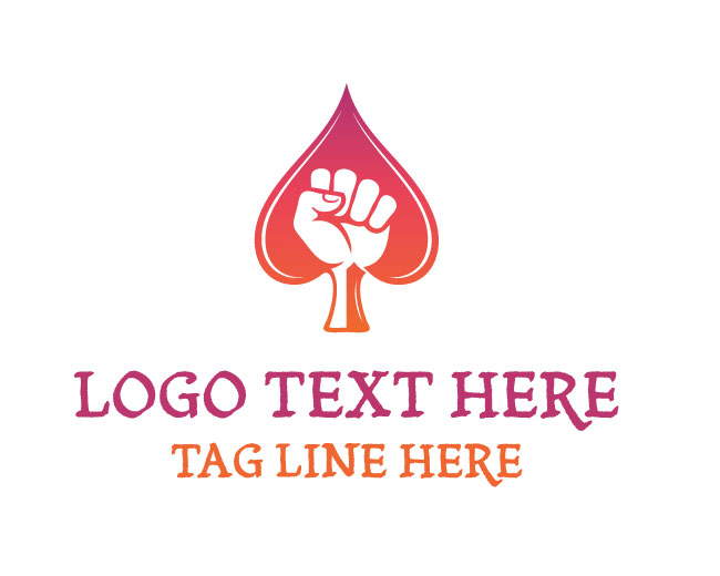 Bold Fist Spade Logo