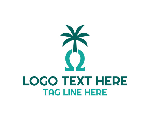 Omega Palm Tree Logo