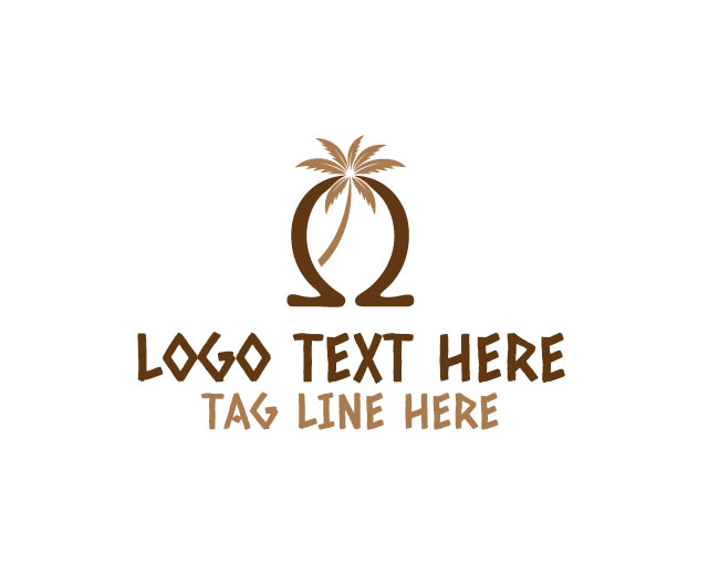 Omega Palm Tree Logo