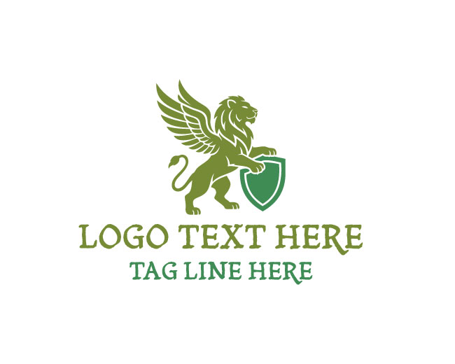 Guardian Winged Lion Logo
