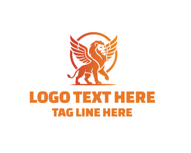  Lion Circle Wings Logo