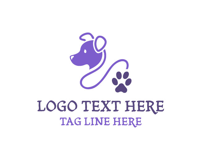 Dog Paw Horizon Logo