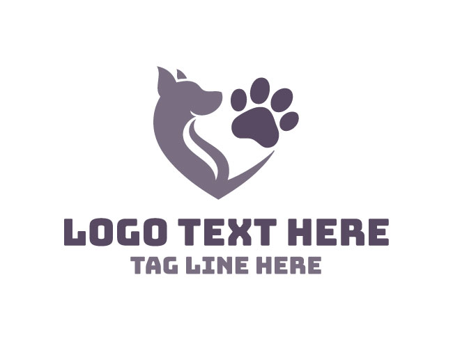 Dog Paw Shelter Logo
