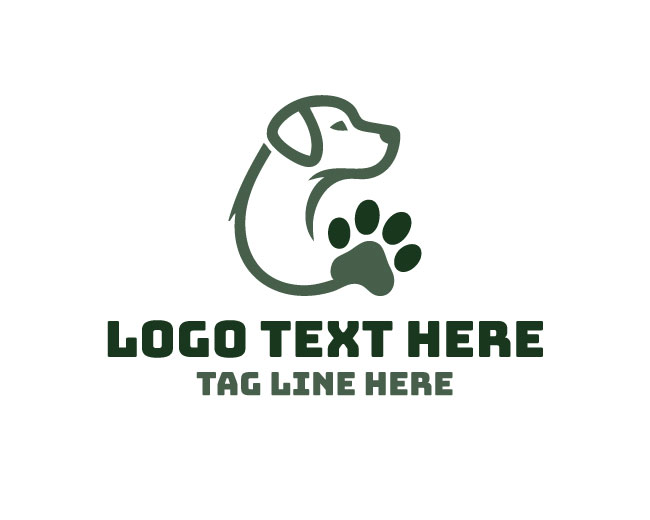 Dog Paw Lifestyle Logo