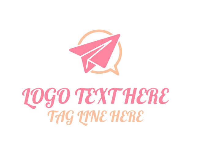 Chat Paper Airplane Logo