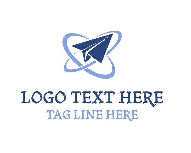 Arrow Paper Airplane Logo