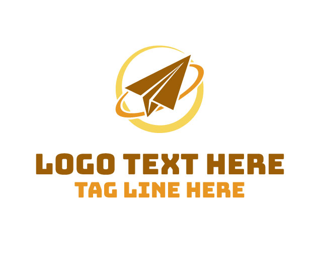 Orbit Paper Airplane Logo
