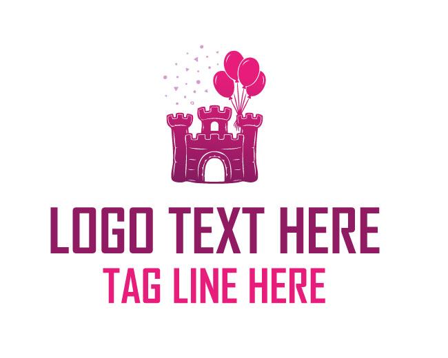Modern Bouncy Castle Logo