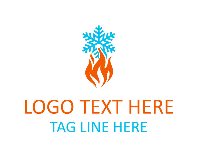 Professional Ice And Fire Logo