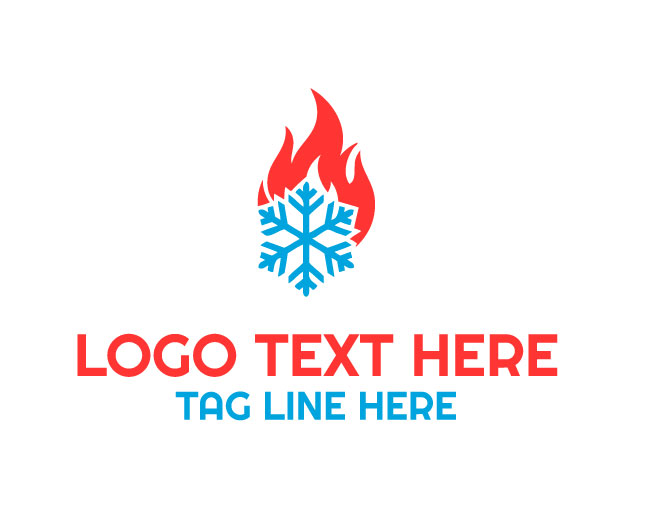 Abstract Ice And Fire Logo