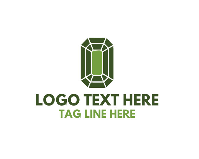 Jewelry Crystal Gen stone Logo
