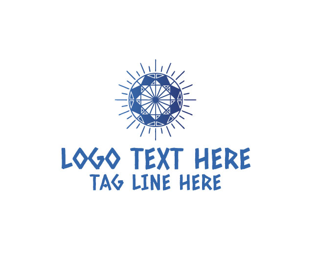 Jewelry Crystal Rays Logo