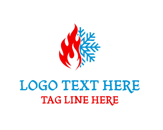 Minimal Ice And Fire Logo