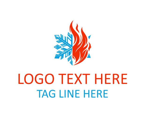 Simple Ice And Fire Logo
