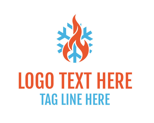 Abstract Ice And Fire Logo