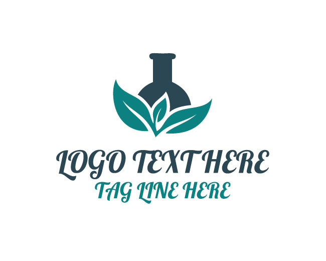 Leaf Nature Lab Beaker Logo