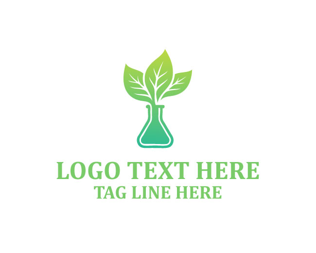 Green Science Beaker Logo