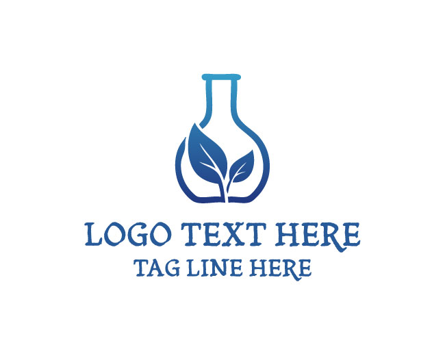 Nature Lab Molecule Beaker Logo