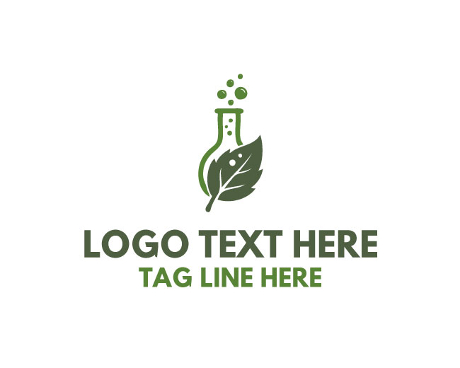 Nature Lab Science Beaker Logo