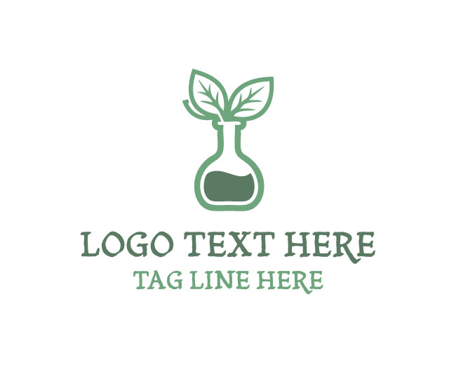 Nature Lab Innovation Beaker Logo
