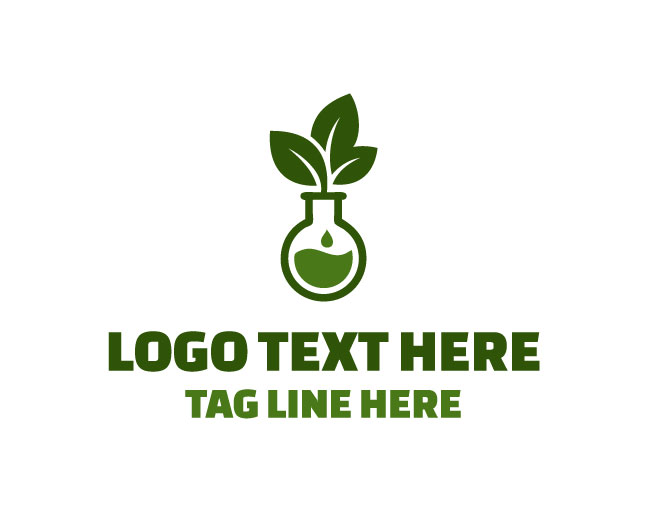 Nature Lab Chemistry Beaker Logo
