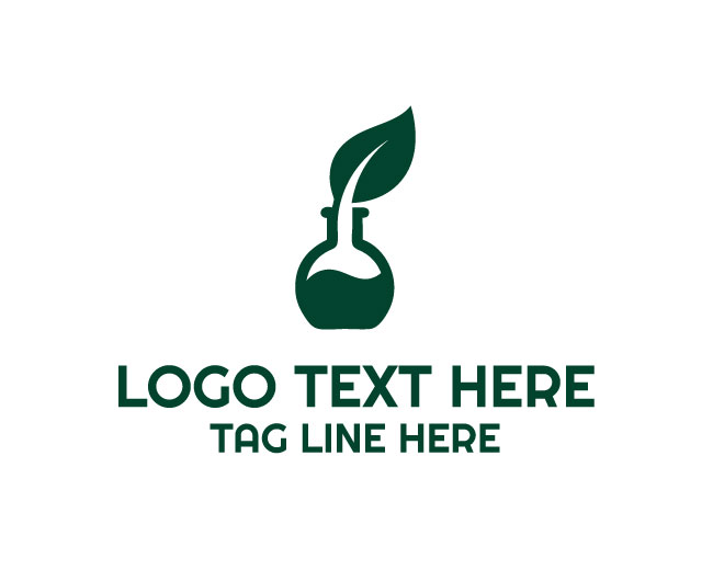 Nature Lab Environmental Beaker Logo