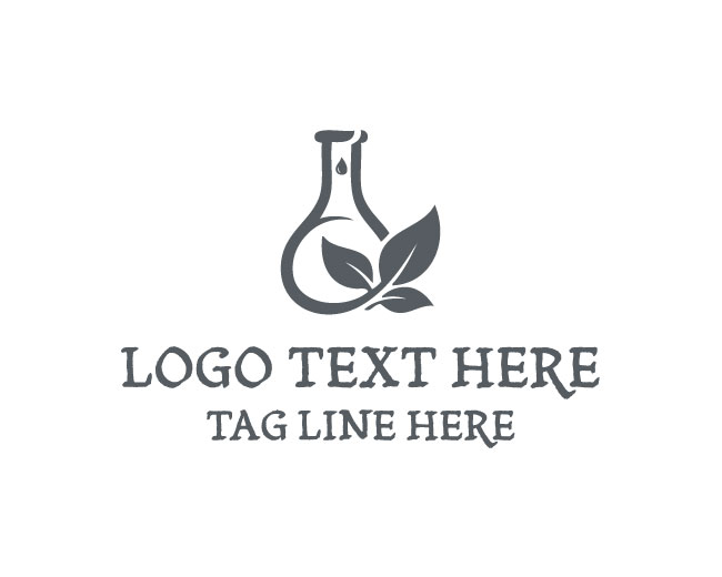 Nature Lab Organic Beaker Logo