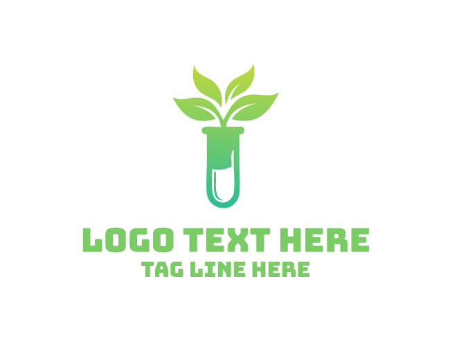 Nature Lab Science Leaf Logo