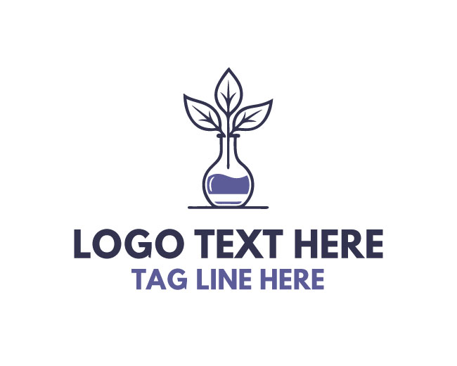 Nature Lab Bio Leaf Logo