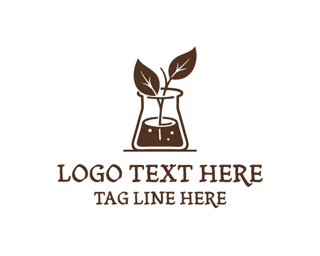 Nature Lab Ecology Beaker Logo