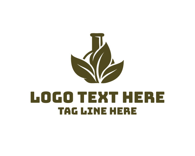 Nature Lab Earth Beaker Logo
