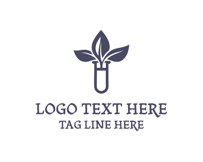 Nature Lab Molecule Flask Logo