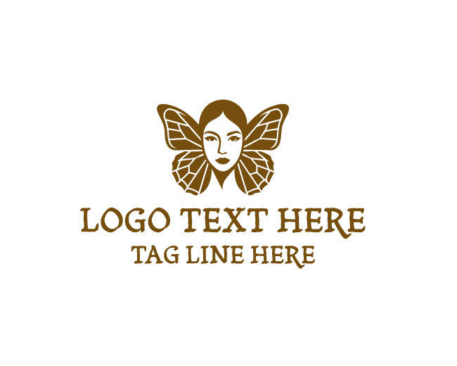 Lady Butterfly Salon Logo