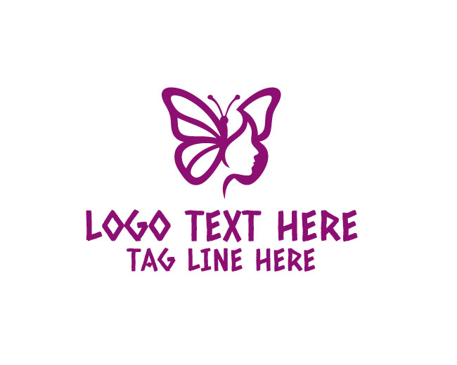 Lady Butterfly Glamour Logo