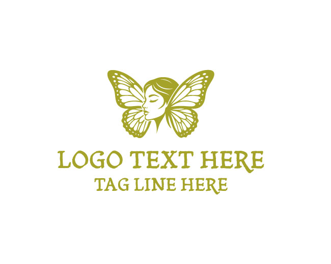 Lady Butterfly Boutique Fashion Logo