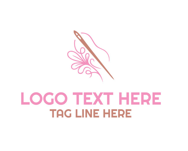Minimal Crafts Needle Logo