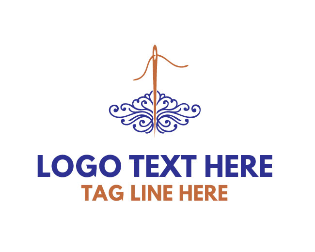  Handmade Crafts Needle Logo