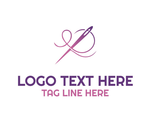 Stitching Crafts Needle Logo