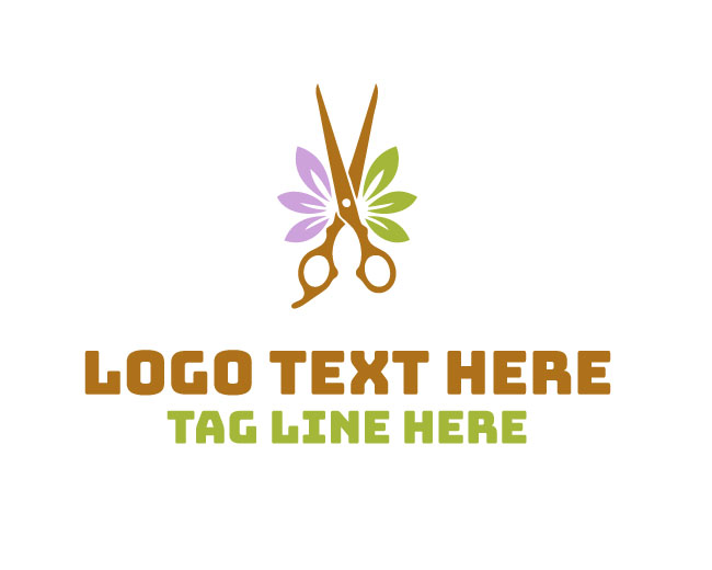 Minimal Scissors Logo