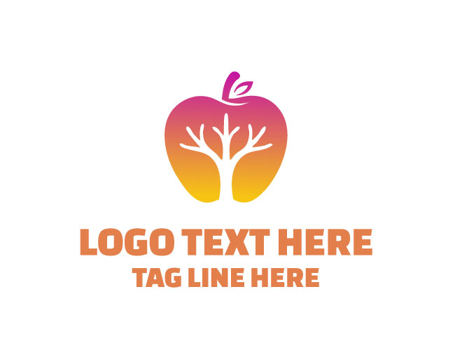  Fresh Apple Tree Logo