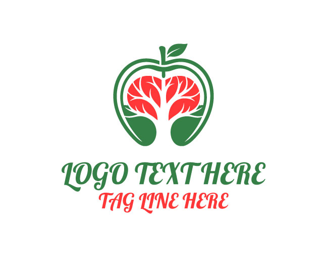 Apple Harvest Tree Logo
