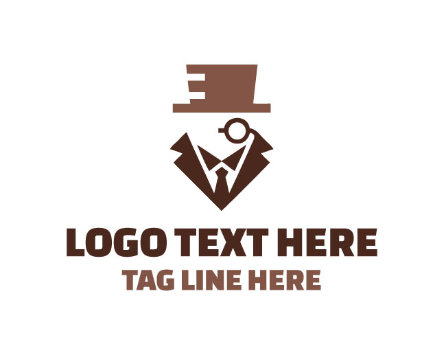  Gentleman Hat Tie Logo