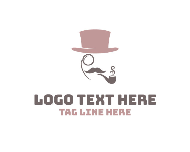 Gentleman Silhouette Logo