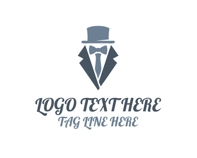 Gentleman Top Hat Logo