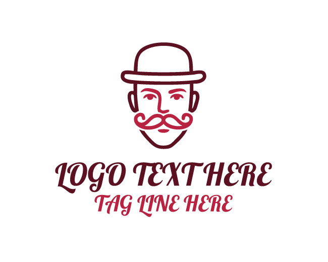 Gentleman Cane and Hat Logo